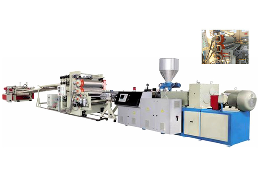 Double Screw Extruder PVC Free Foam Board Plastic Extrusion Machines